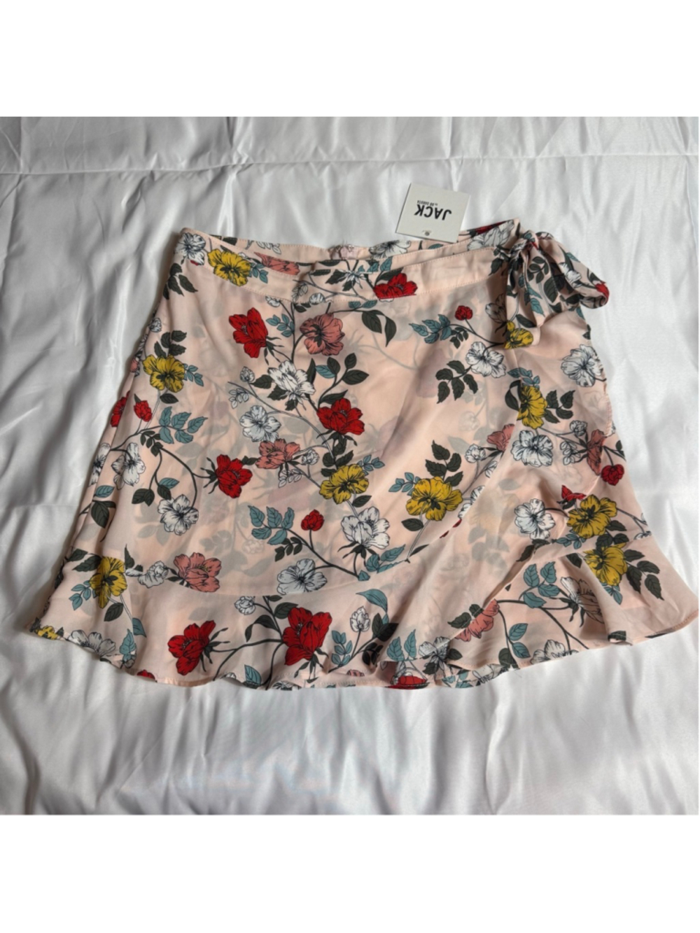 Women's JACK by BB DAKOTA Pink Floral Mini Skirt Size 4